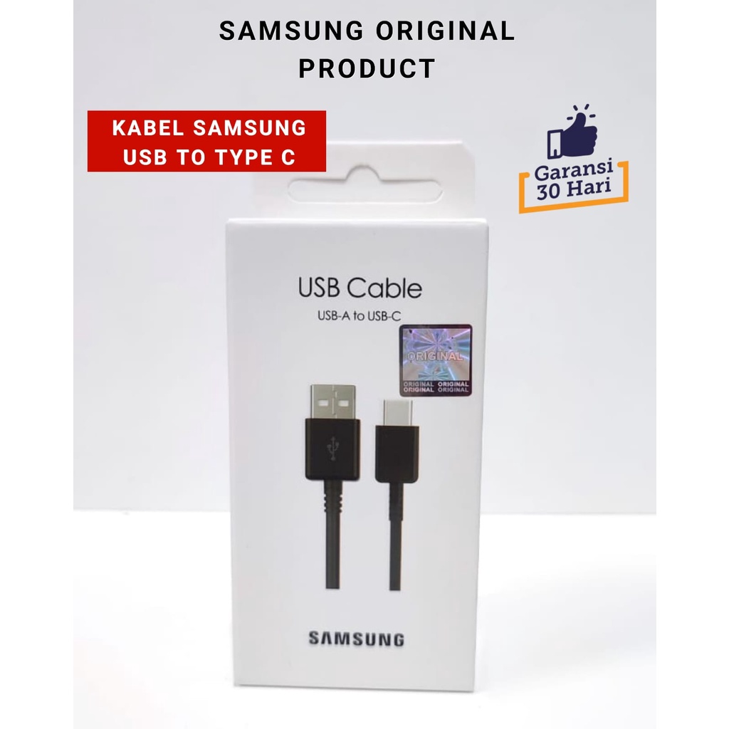 KABEL CHARGER SAMSUNG TYPE C ORIGINAL Kabel USB TO Type C 15W Samsung Device Type C Original Kabel Charger HP handphone