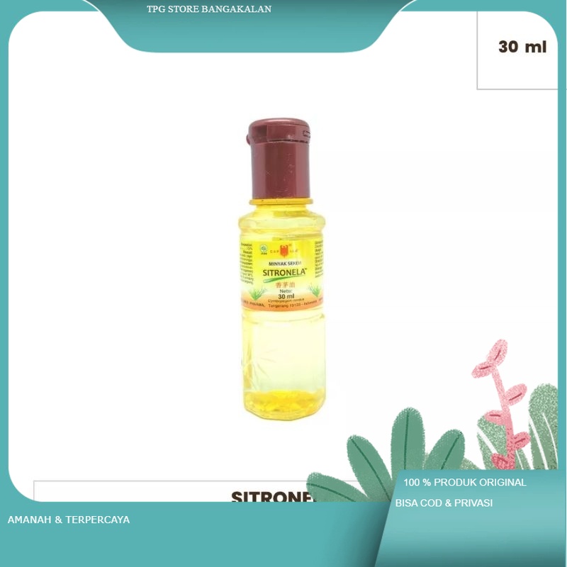 

Minyak Sereh Sitronella 30ml