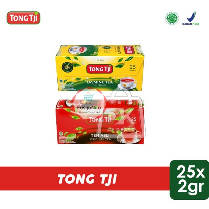 

Teh Tong Tji Jasmine / Original Tea / Teh celup (1 Box isi 25 pcs) - OriginalTea - FasyAnita Mart Denpasar