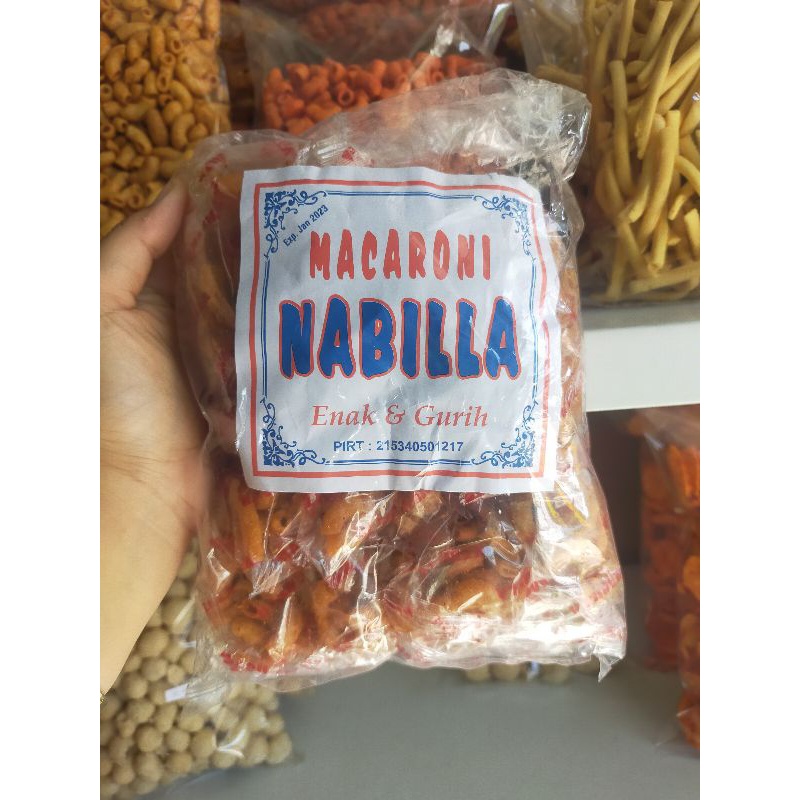 

Makaroni pedas mini nabilla pack isi 20pcs