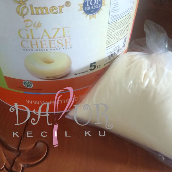 

Promo Bisa COD Topping Donat / Elmer Dip Glaze Cheese 500 gr repack