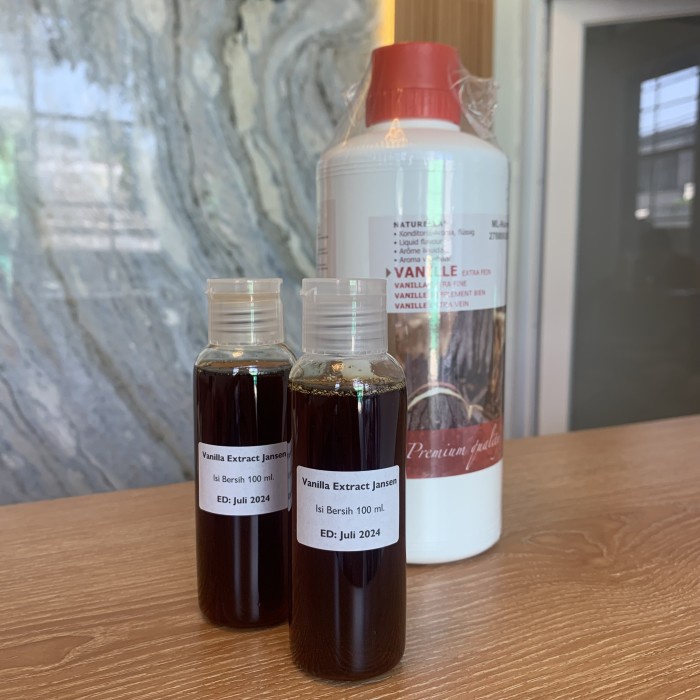 

LKJ0625 Vanilla Extract Jansen Repack 100 ml - Vanila Ekstrak Vanilly Vanili