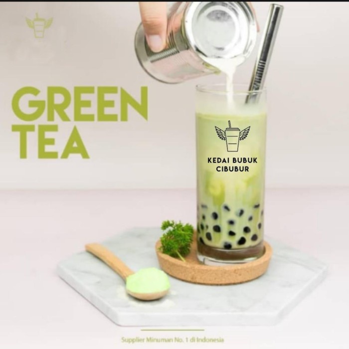 

✨PROMO✨ -rasa Green tea matcha Bubuk minuman / bubble powder drink Javaland 1kg