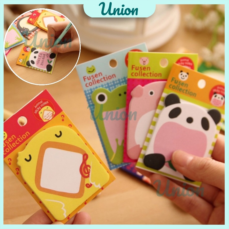 

UM Satu Keluarga Sticky Notes Motif Binatang A3 / Post It Note Karakter Cute / Note Karakter Animal / Post It Note Karakter Cute