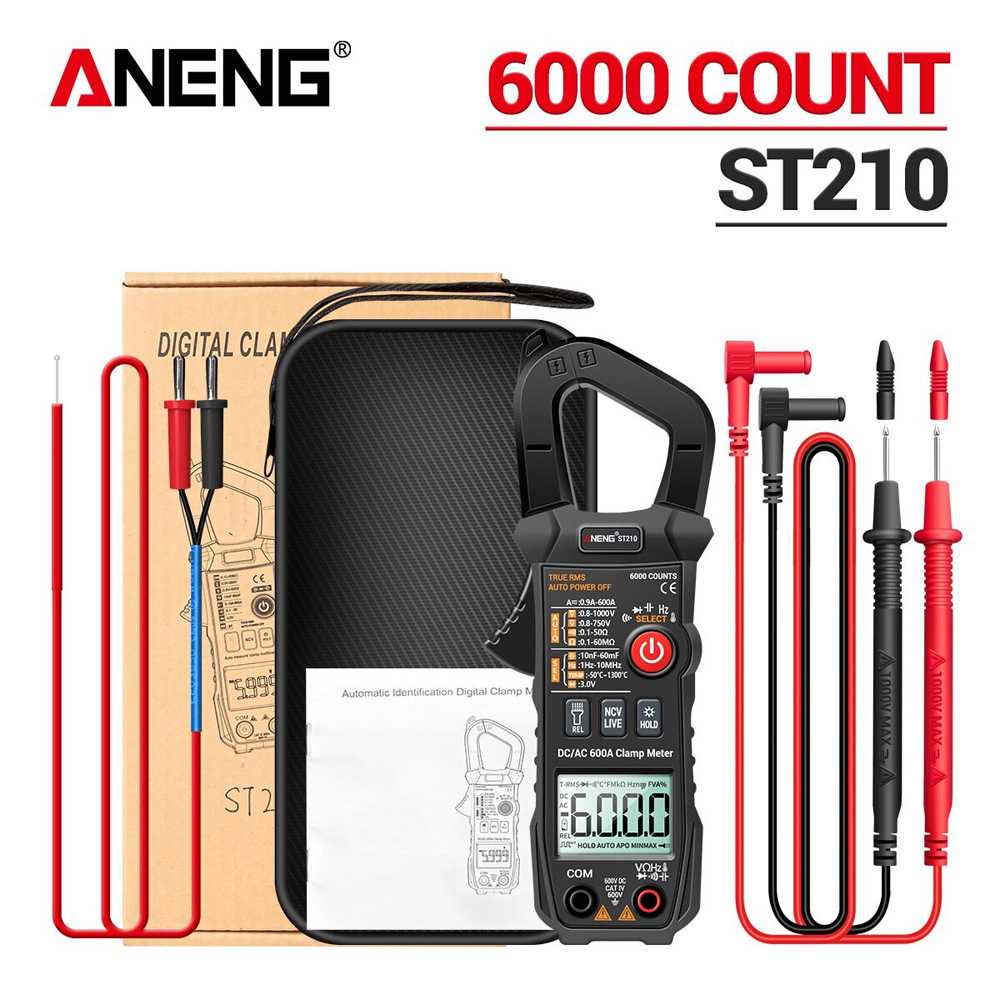 ANENG Digital Multimeter Voltage Tester Clamp - ST210