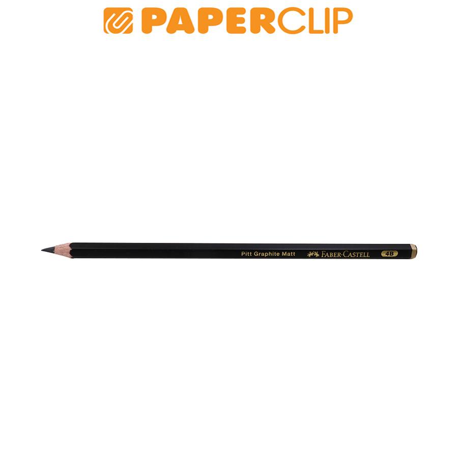 

PENSIL KAYU PITT GRAPHITE MATT FABER CASTELL 4B