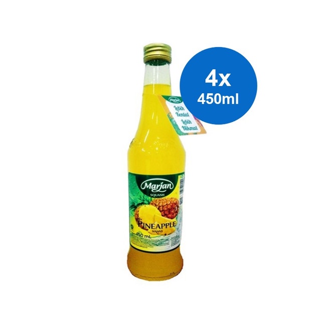 

Marjan Squash Nanas 450 ml x 4