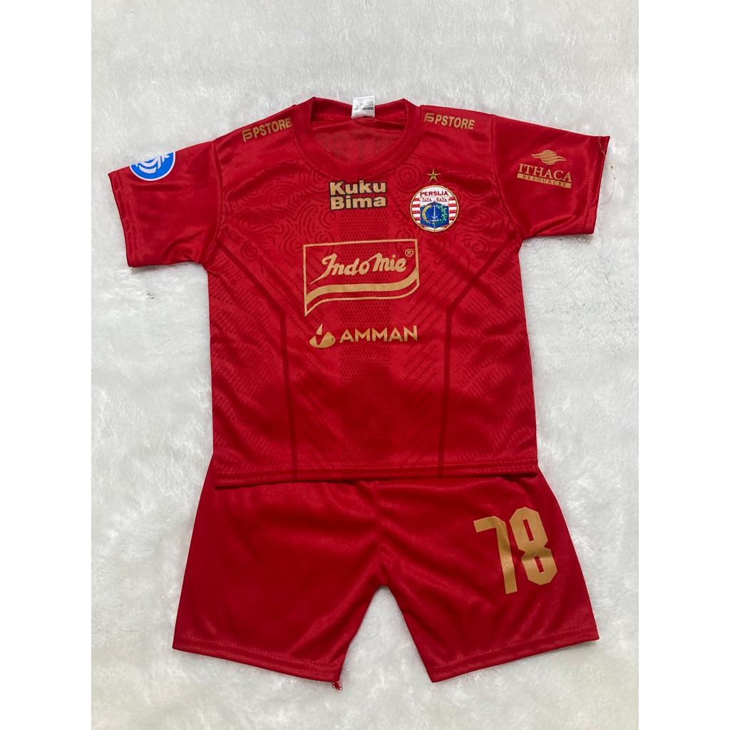baju bola anak termurah/baju bola Persija anak laki laki/jersey bola anak terbaru 2023-2024