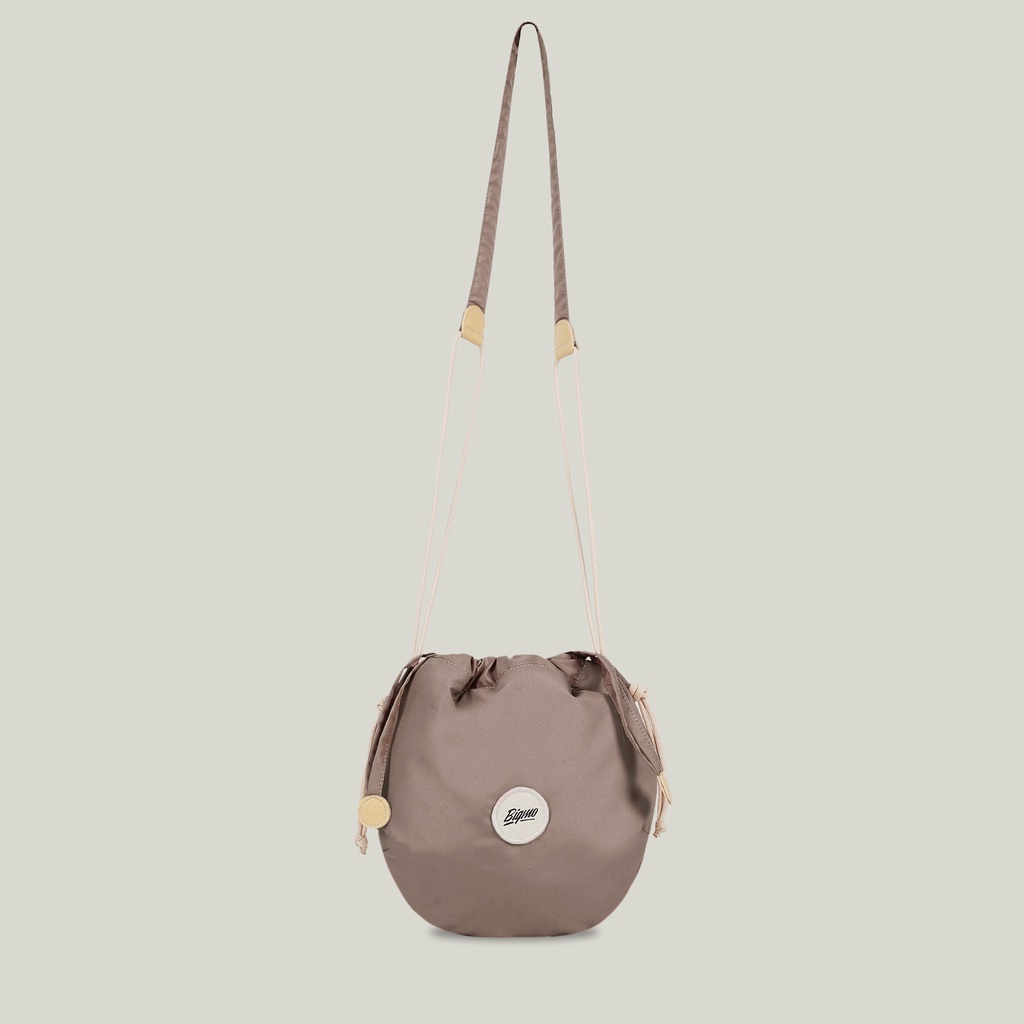 Tas wanita Bigmo Kino Grey drawstring sling bag series