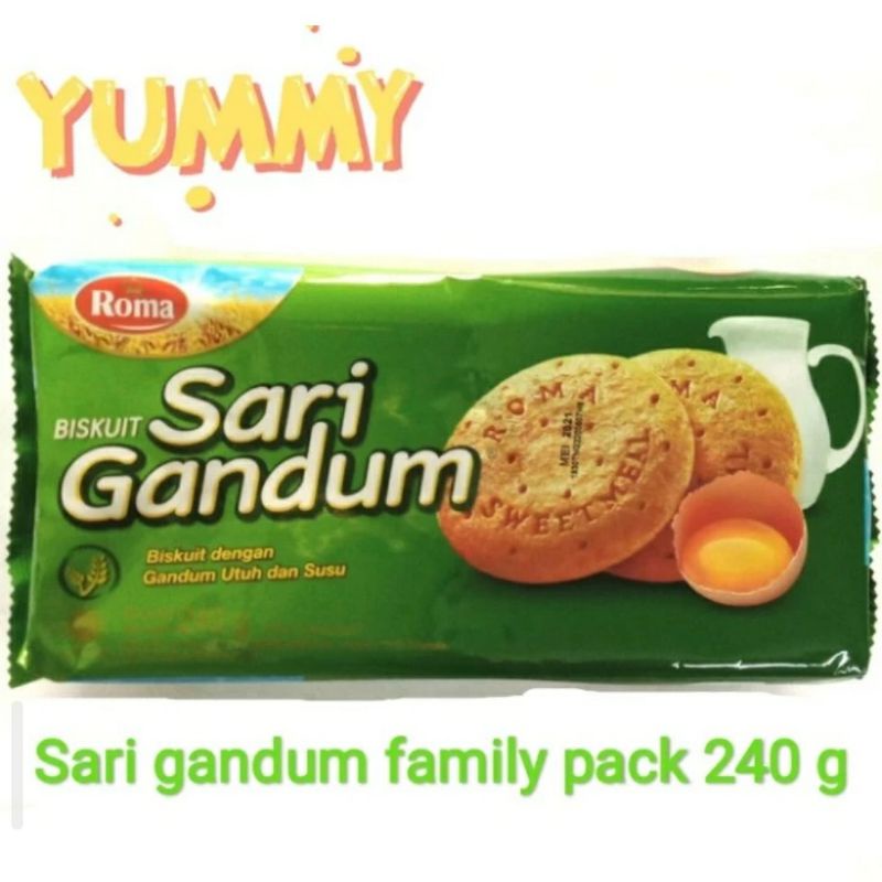 

Roma sari gandum biskuit | family pack