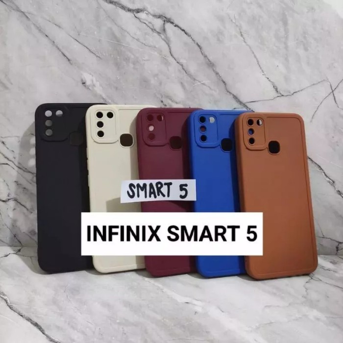 Soft Case Infinix Smart 5 Softcase  Silikon  Casing Macaron
