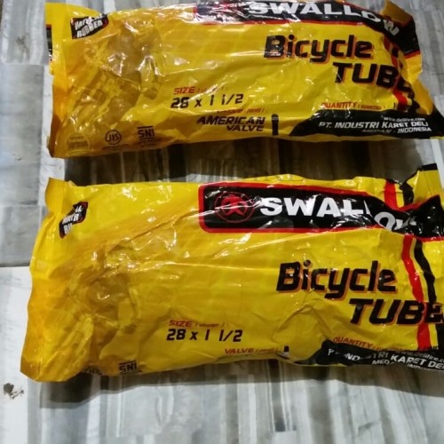 Ban Dalam 28 x 1 1/2 Sepeda Ontel Unto Becak. AV PENTIL MOTOR & EV PENTIL SEPEDA. SWALLOW