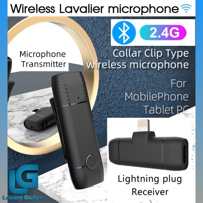 PROMO HARGA MICROPHONE WIRELESS MIC CLIP ON TERBAIK MURAH TANPA KABEL