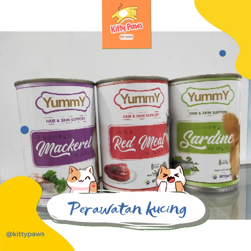Perawatan kucing Yummy cat kaleng
