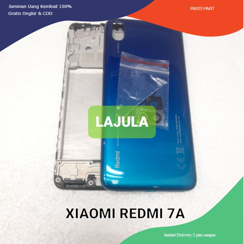 kesing housing casing full set xiaomi redmi 7a frame + backdoor
