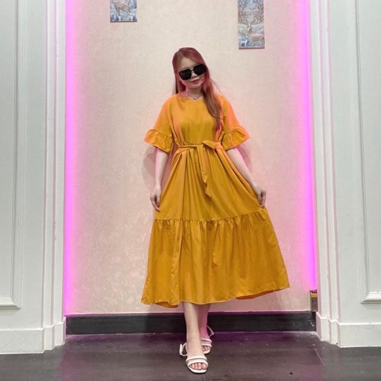 JKFashion - RRD Dress Daster Polos Rempel Terbaru / Daster Wanita Kekinian / Dress Wanita Jumbo