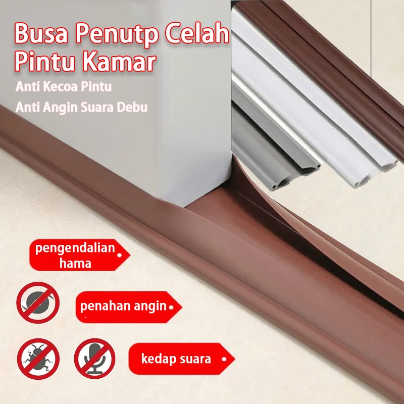 Segel pintu kamar pintu dan jendela celah isolasi suara penahan angin hangat penahan angin tahan ang