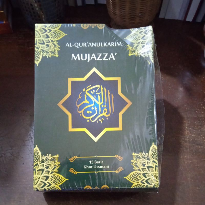 Al-Qur'an Per Juz (30 Juz) Al-Qur'anulkarim Mujazza' 15 Baris Khot Utsmani