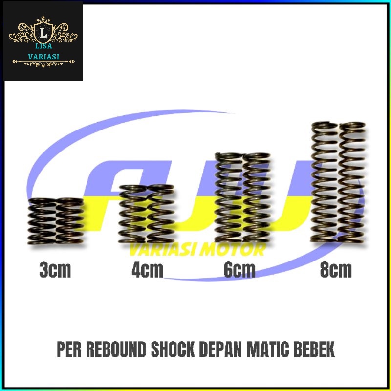 Per suling shock depan Per reborn sulingan shock depan motor Honda matic bebek