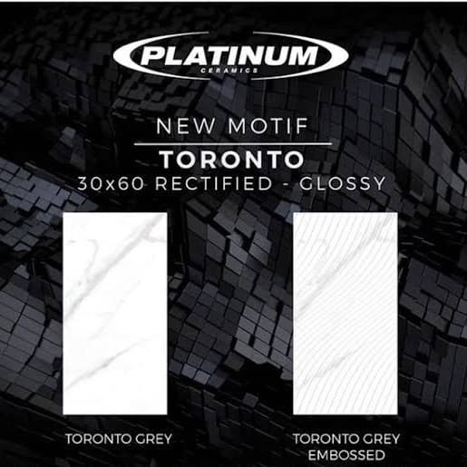 KERAMIK 30x60CM PLATINUM TORONTO GREY