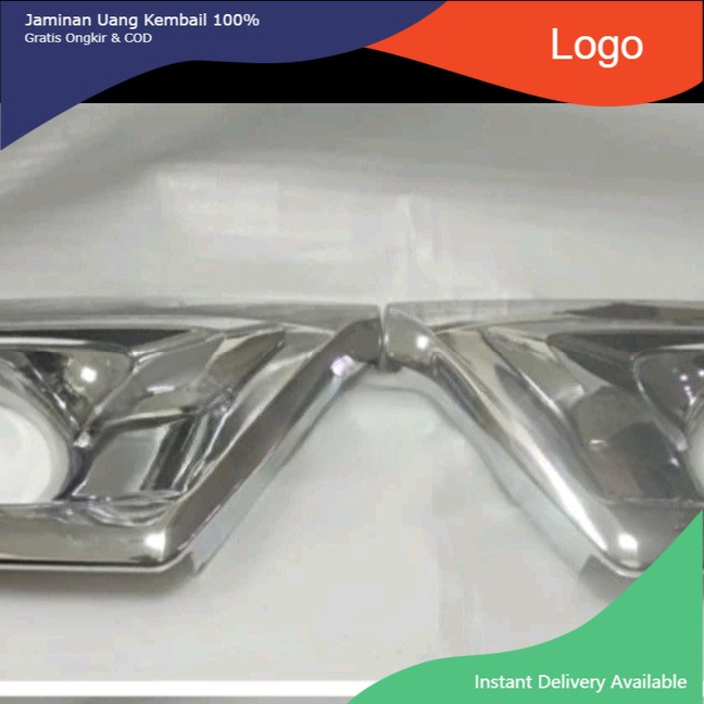Cover ring foglamp All new avanza type G luxury 2014. - Chrome Aksesoris mobil