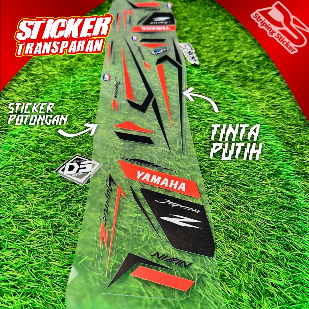 Striping Stiker Transparan UV (TR 0103 ) jupiter z1 sticker List Variasi
