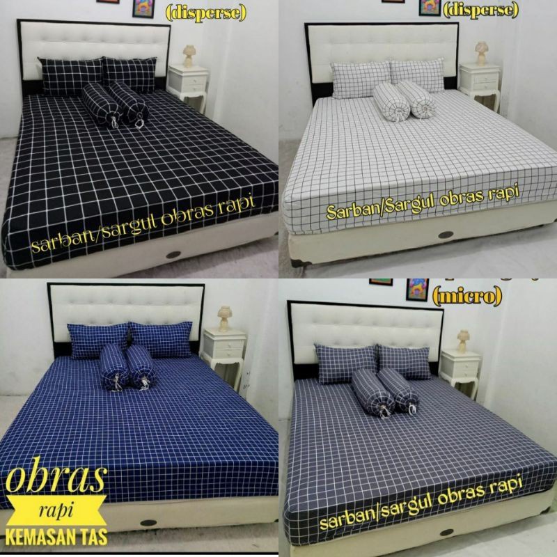 sprei kotak kotak terbaru sprei no 1 spray homemade 180x200 promo seprai murah meriah cuci gudang