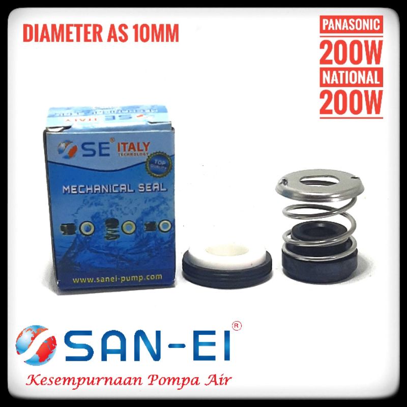 Seal Pompa Air Panasonic 200W 200 Watt Mechanical Seal Paken Karet Pompa Air Panasonic 200W Sanyo 20