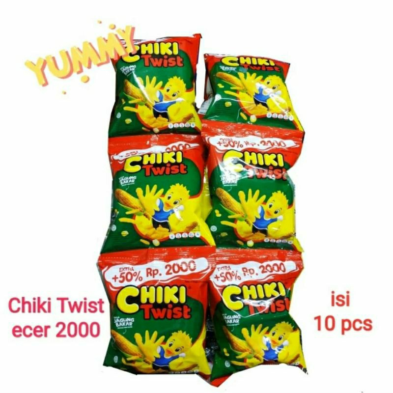 

chiki twist rasa jagung bakar renceng isi 10 bks | d/h cheetos