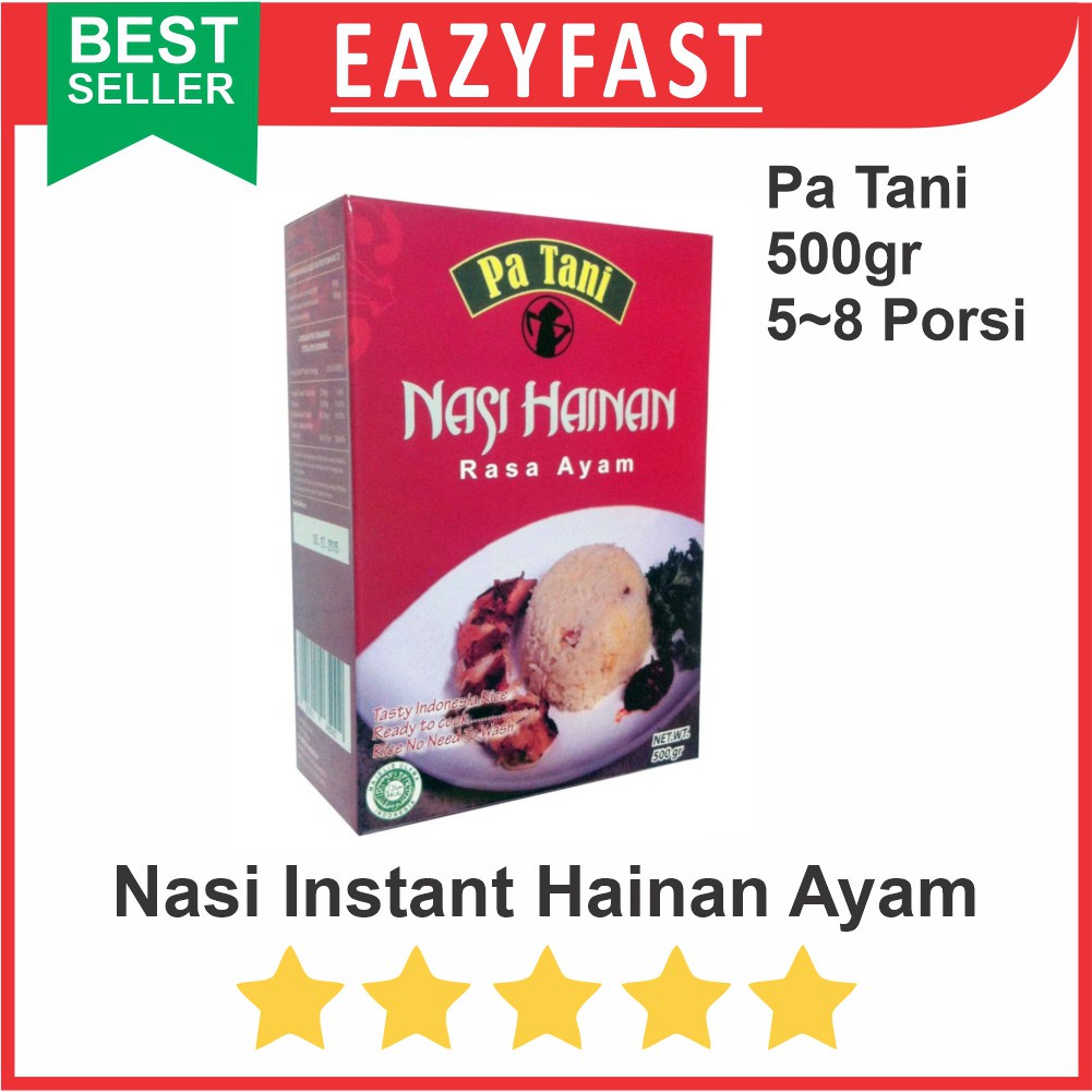 

Nasi Instan Liwet Hainan China 500gr Beras Bumbu Rasa Makanan utk Oleh2 Traveling Camping