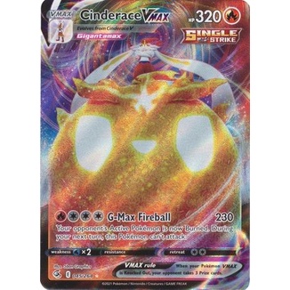 Cinderace VMAX - 45/264 - Ultra Rare Sword & Shield: Fusion Strike Sin