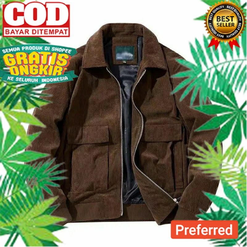 Jaket pria , Jaket wanita , Outer Jacket Parka Corduroy Distro , Jakcet terbaru bahan coduroy jaket 