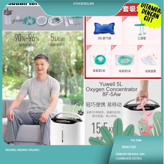 Oksigen Generator Yuwell 8F 5AW Oxygen Concentrator