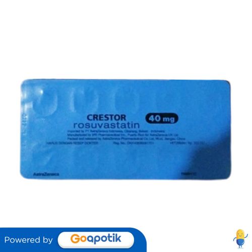 Crestor 40 Mg Strip 10 Tablet