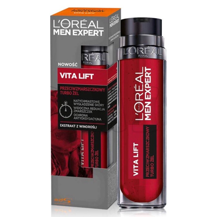 LOREAL Men Expert Vita Lift Anti-Ageing French Vine Extract Gel 50ml