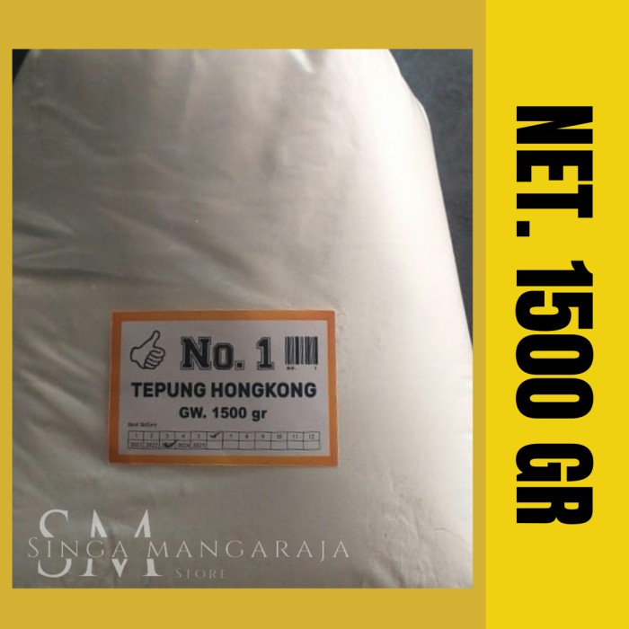 

[Big Sale] [Big Sale] tepung hongkong flour 1.500 gram
