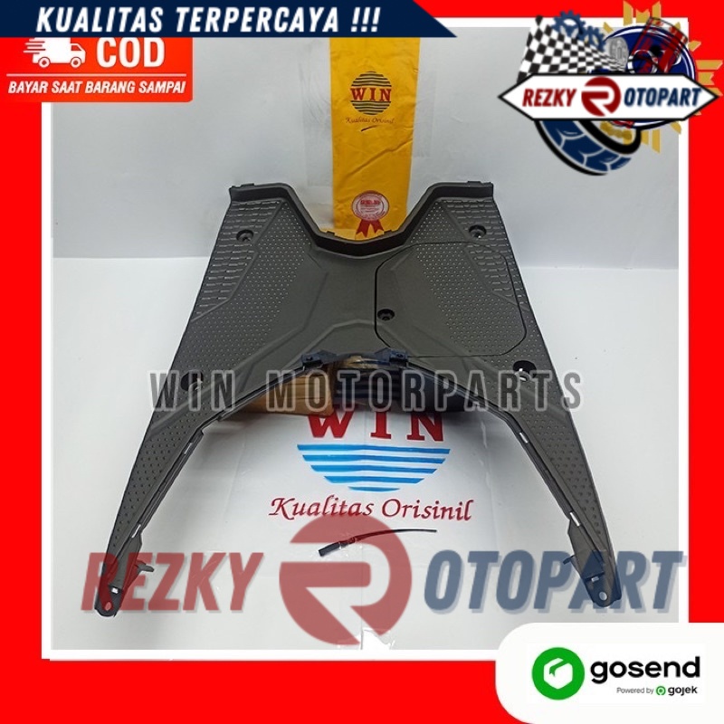 Pijakan Kaki Beat Street ESP 2016 2017 2018 2019 | footrest atas + tutup aki WIN | bordes dek injaka