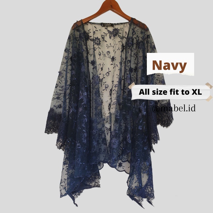 best -outer brukat modern cardigan - Hijau Wardah, Outer Brukat