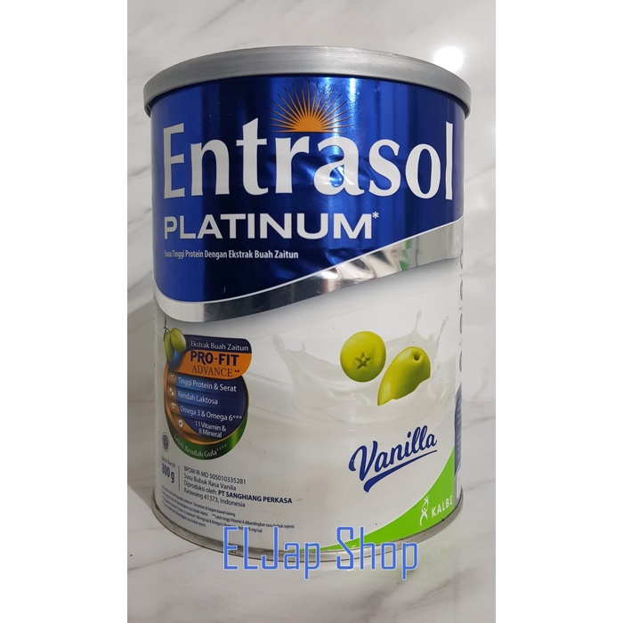 

[Big Sale] Susu Entrasol Platinum / Senior Vanilla 800gr - ExpSept2024