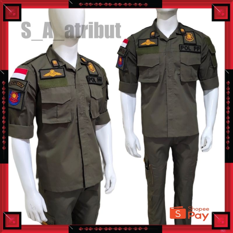 12.12 SERAGAM SALE / PDL POL PP seragam pdl satpol pp lengkap