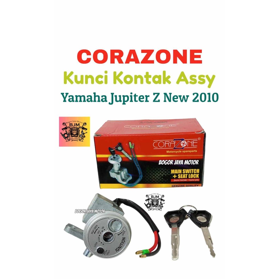 1 SET CORAZONE KUNCI KONTAK ASSY YAMAHA JUPITER Z NEW 2010 KUNCI KONTAK MOTOR JUPITER YAMAHA MAIN SW