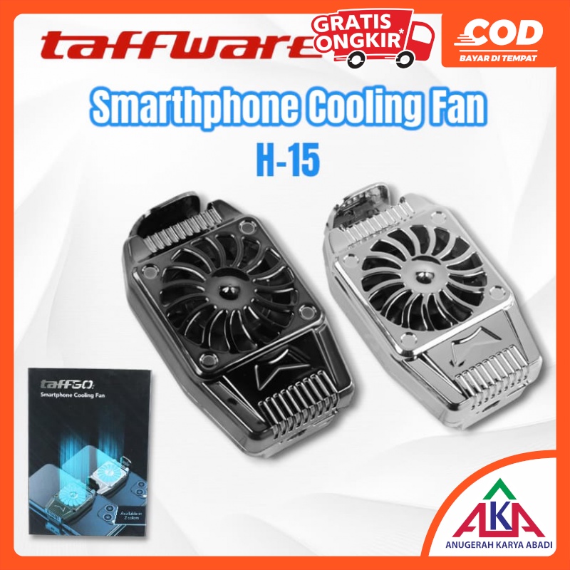 Phone Cooling Pad Gaming Fan TAFFGO H15 Cooler Radiator Pendingin Handphone
