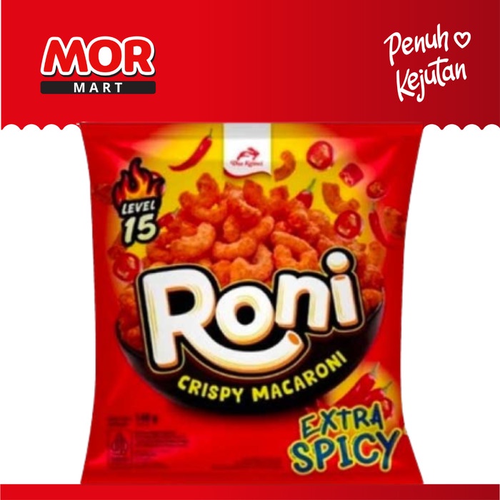 

DUA KELINCI Roni Lvl 15 Extra Spicy Makaroni Rasa Extra Pedas 168gr