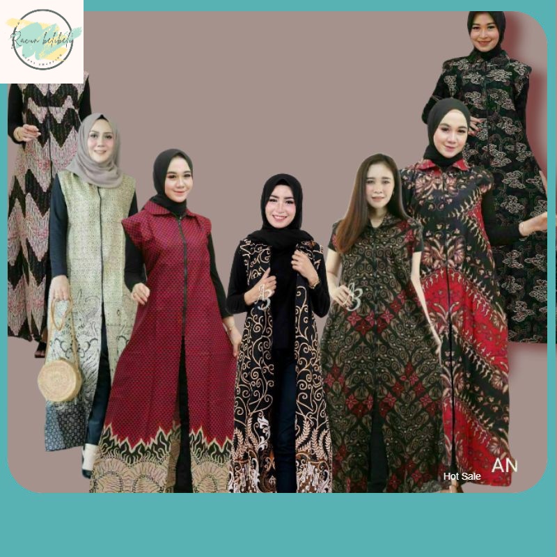 BAJU BATIK WANITA TERBARU 2023 / Outer batik batik Pekalongan (cod)