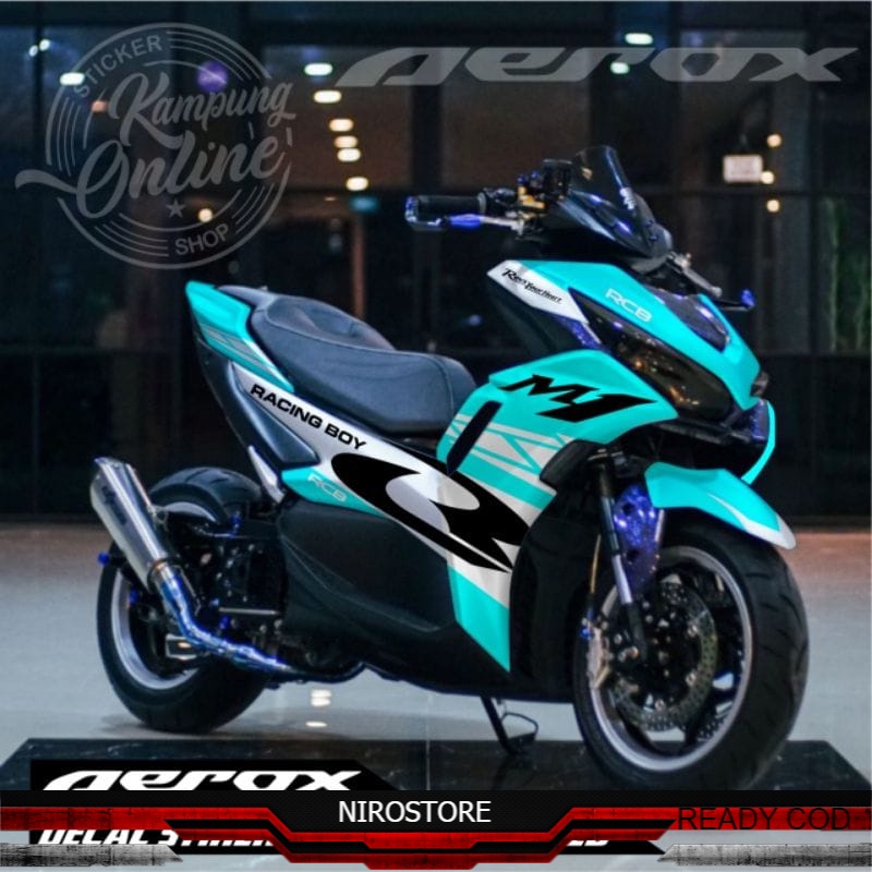 decal aerox new full body striping all new aerox connected 155 sticker aerox 155 new full body