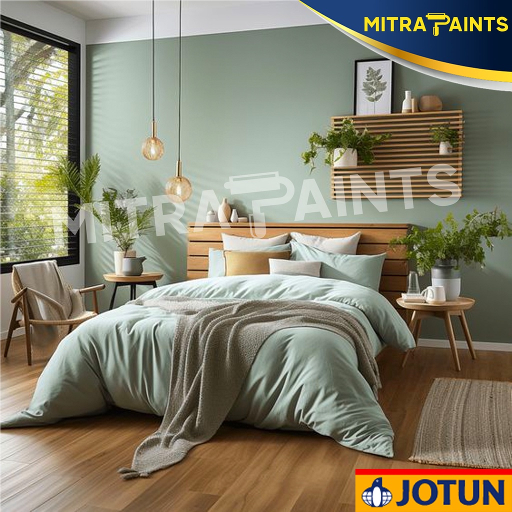 CAT TEMBOK JOTUN INTERIOR EKSTERIOR GREEN TURTLE 7666 / HIJAU ARMY SAGE GREEN