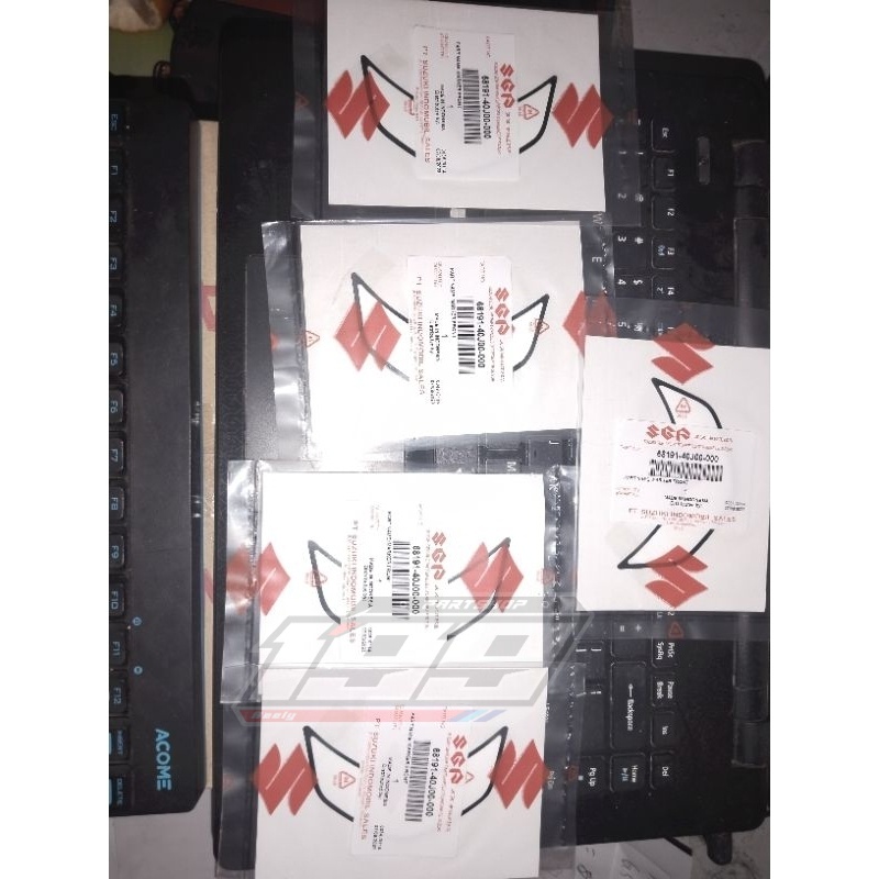 Sticker  marking Spakbor depan suzuki Address 110 cc sgp