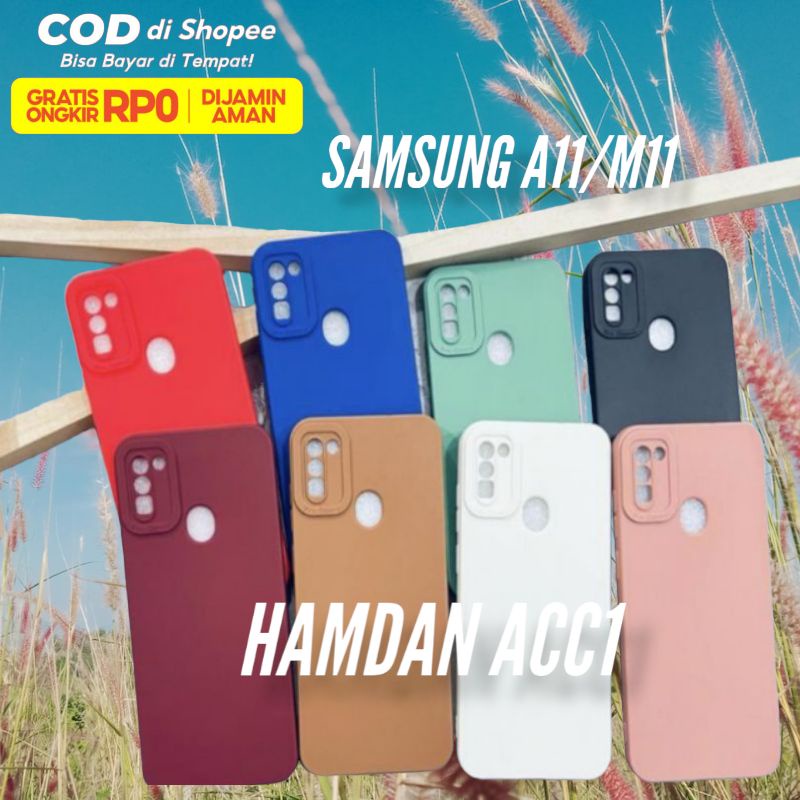 SoftCase Casing  SAMSUNG A11 M11 procamera Pelindung belakang hp camera Tpu