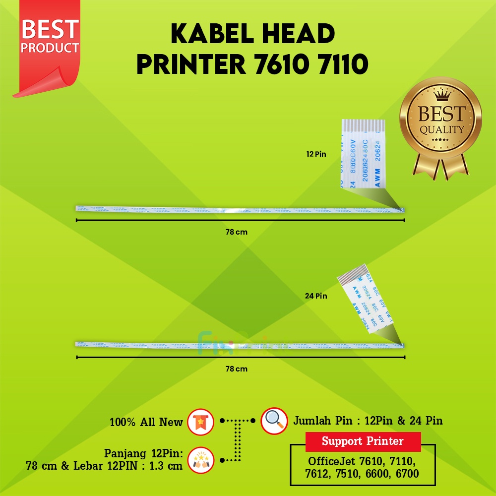 Kabel Flexible Head HP 7610 7110 7612 Cable Printhead 7510 6600 6700 Cable Printhead 7610 Kabel Flex