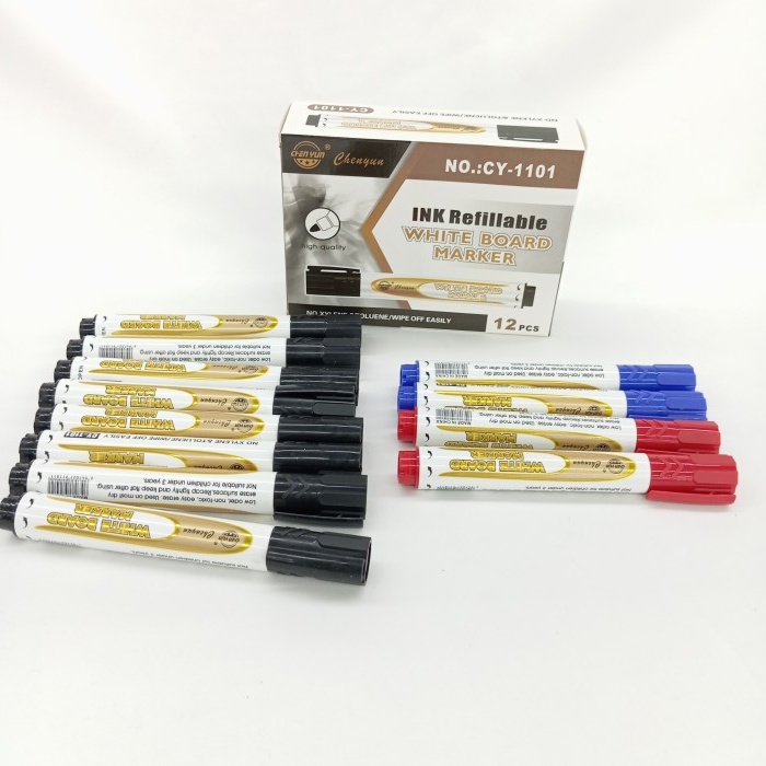 

Spidol Papan Tulis Bisa Isi Ulang Isi 12 PCS/White Board Marker 12 pcs